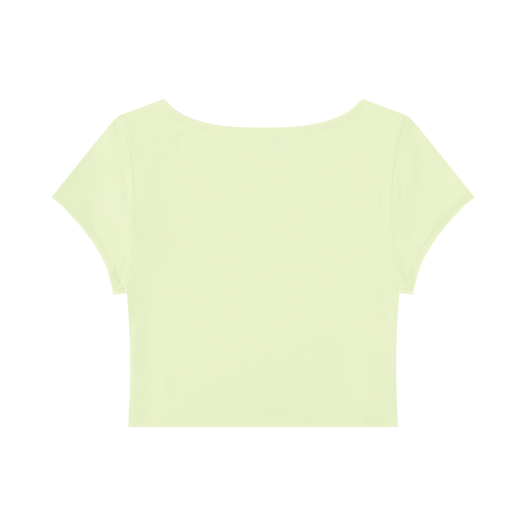 Women's Slim Cap Sleeve Crop T-Shirt