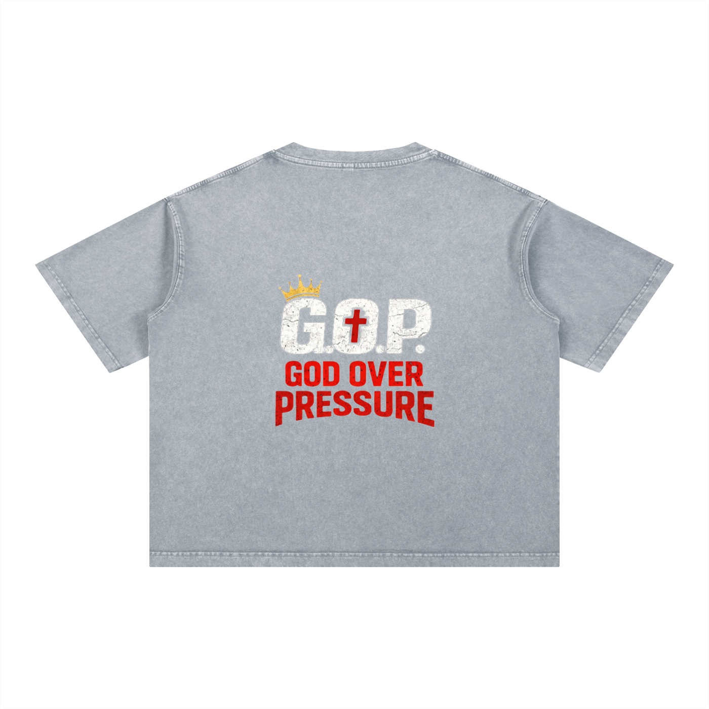 G.O.P. Mineral Wash Boxy Cotton T-Shirt