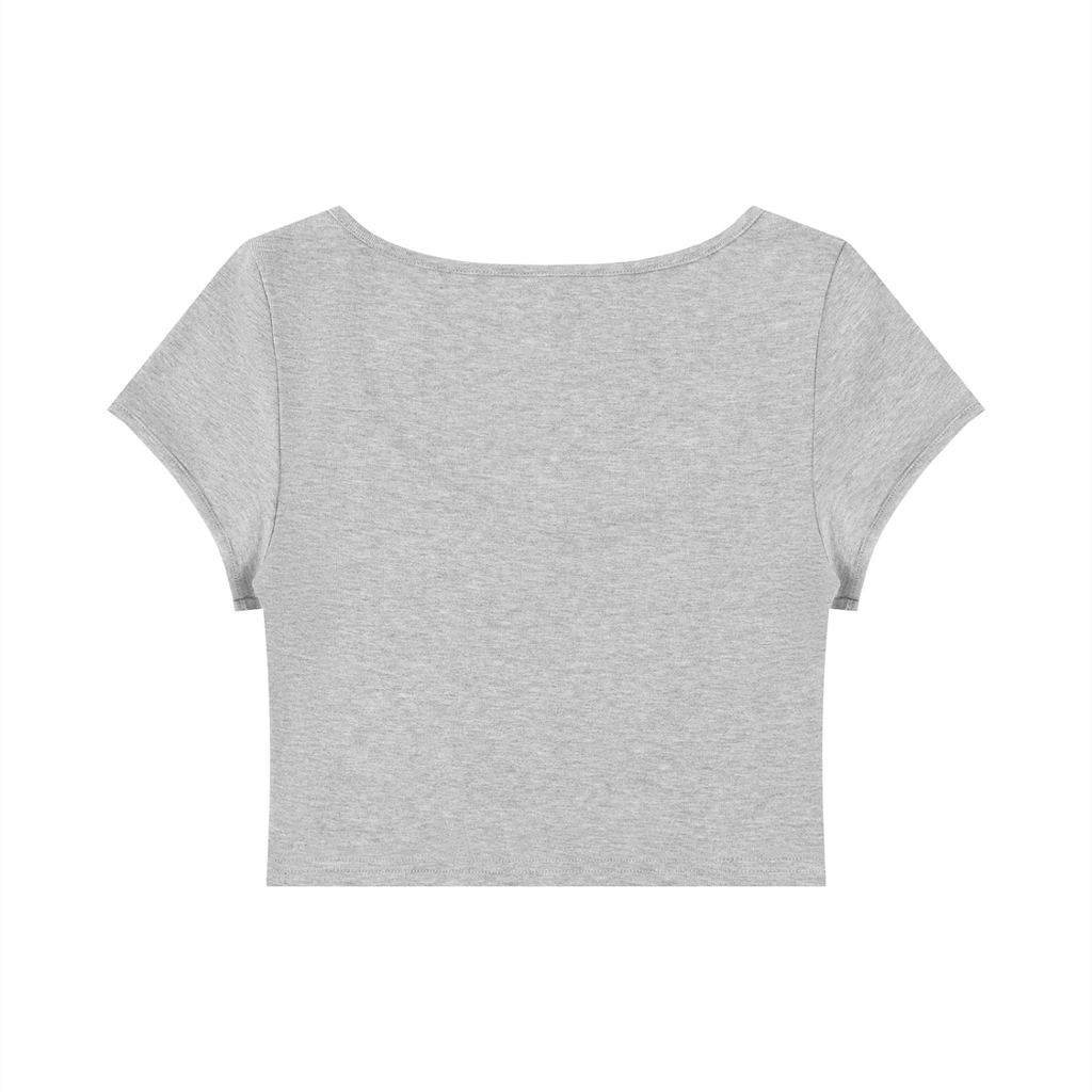 Women's Slim Cap Sleeve Crop T-Shirt