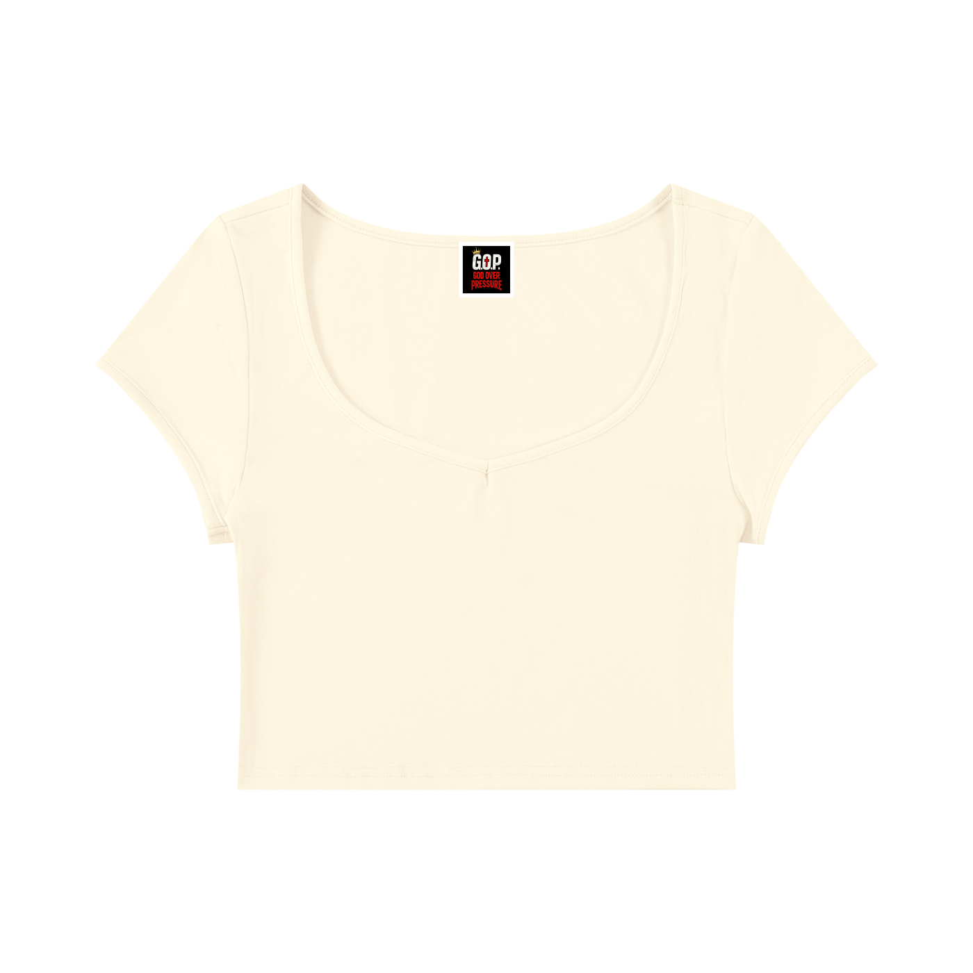 Women's Slim Cap Sleeve Crop T-Shirt