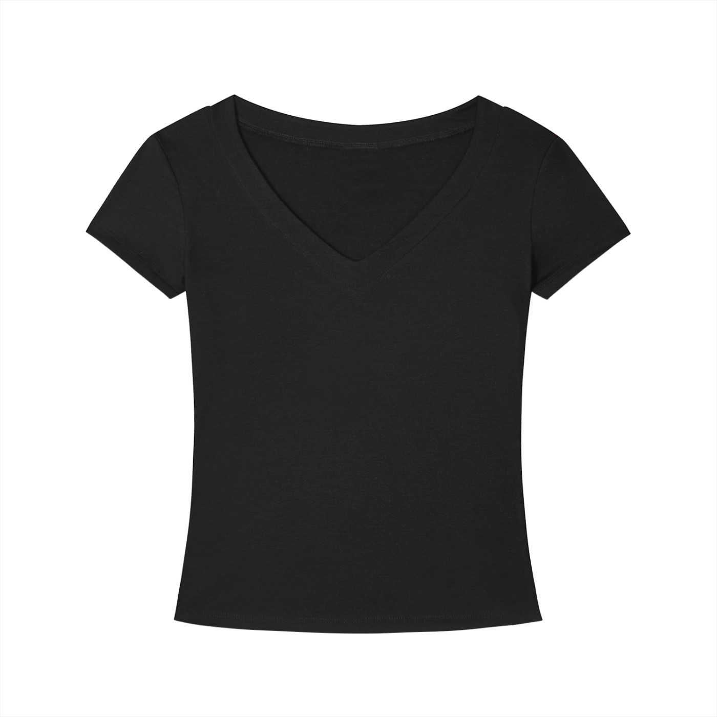 Tencel Slim Fit V-Neck T-Shirt