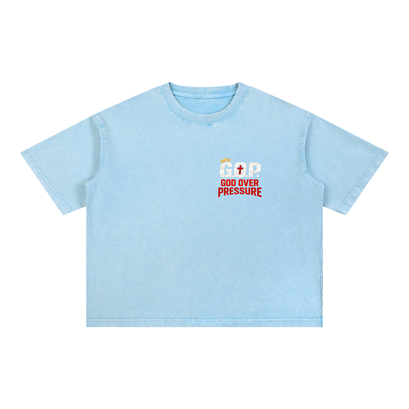 G.O.P. Mineral Wash Boxy Cotton T-Shirt