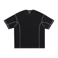 Streetwear Contrast-Stitched Cotton T-Shirt