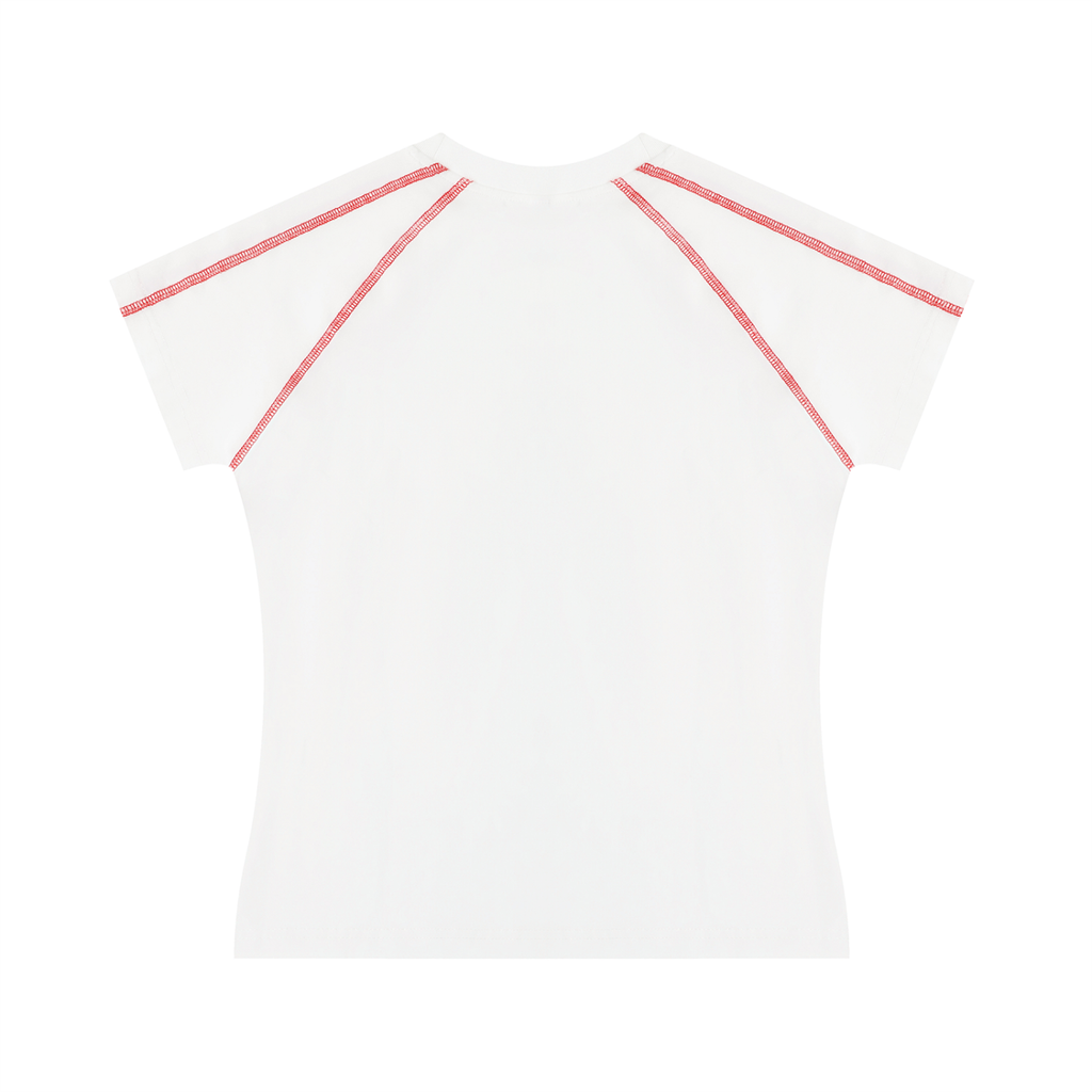 Women's Contrast Stitch Raglan T-Shirt
