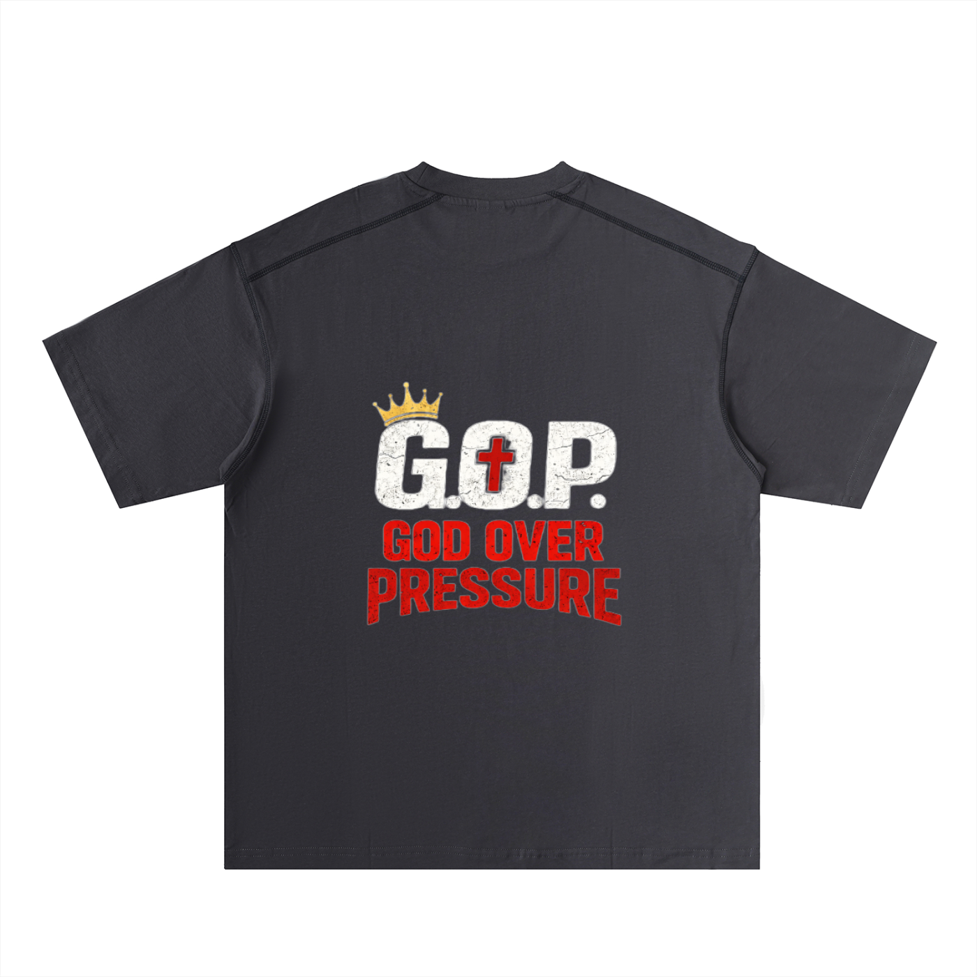 G.O.P. Oversized Contrast-Stitched Cotton Tee