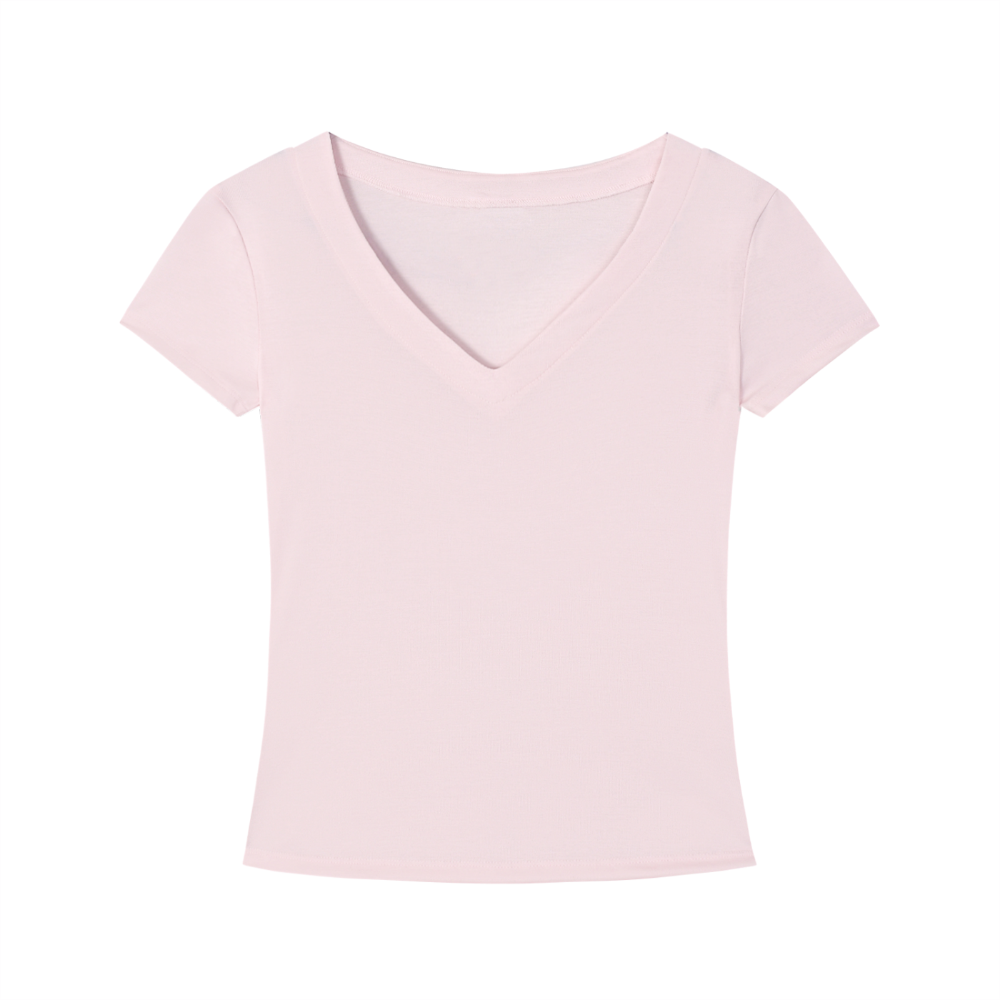 Tencel Slim Fit V-Neck T-Shirt