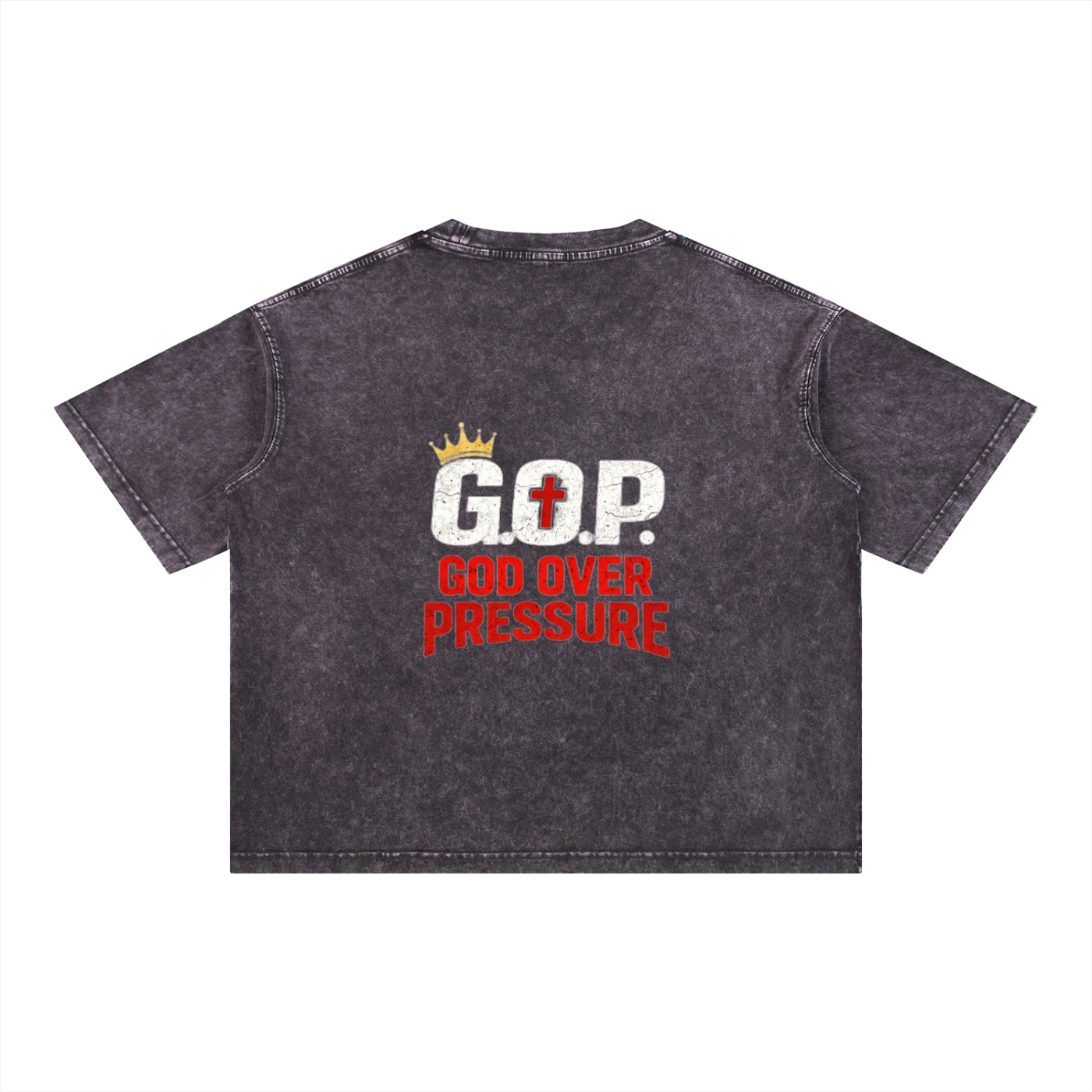 G.O.P. Mineral Wash Boxy Cotton T-Shirt