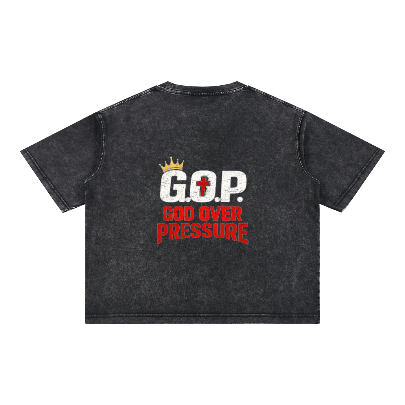 G.O.P. Mineral Wash Boxy Cotton T-Shirt