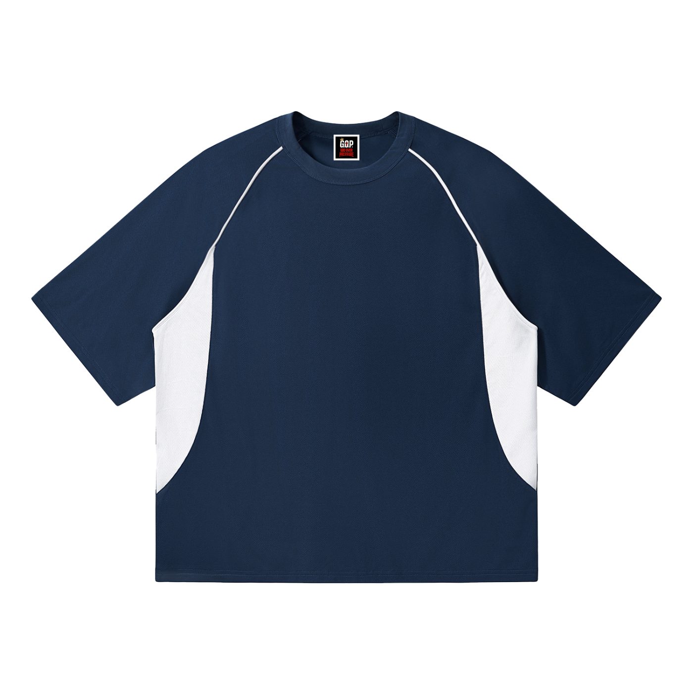 G.O.P. Contrast Piping Panel Raglan T-Shirt