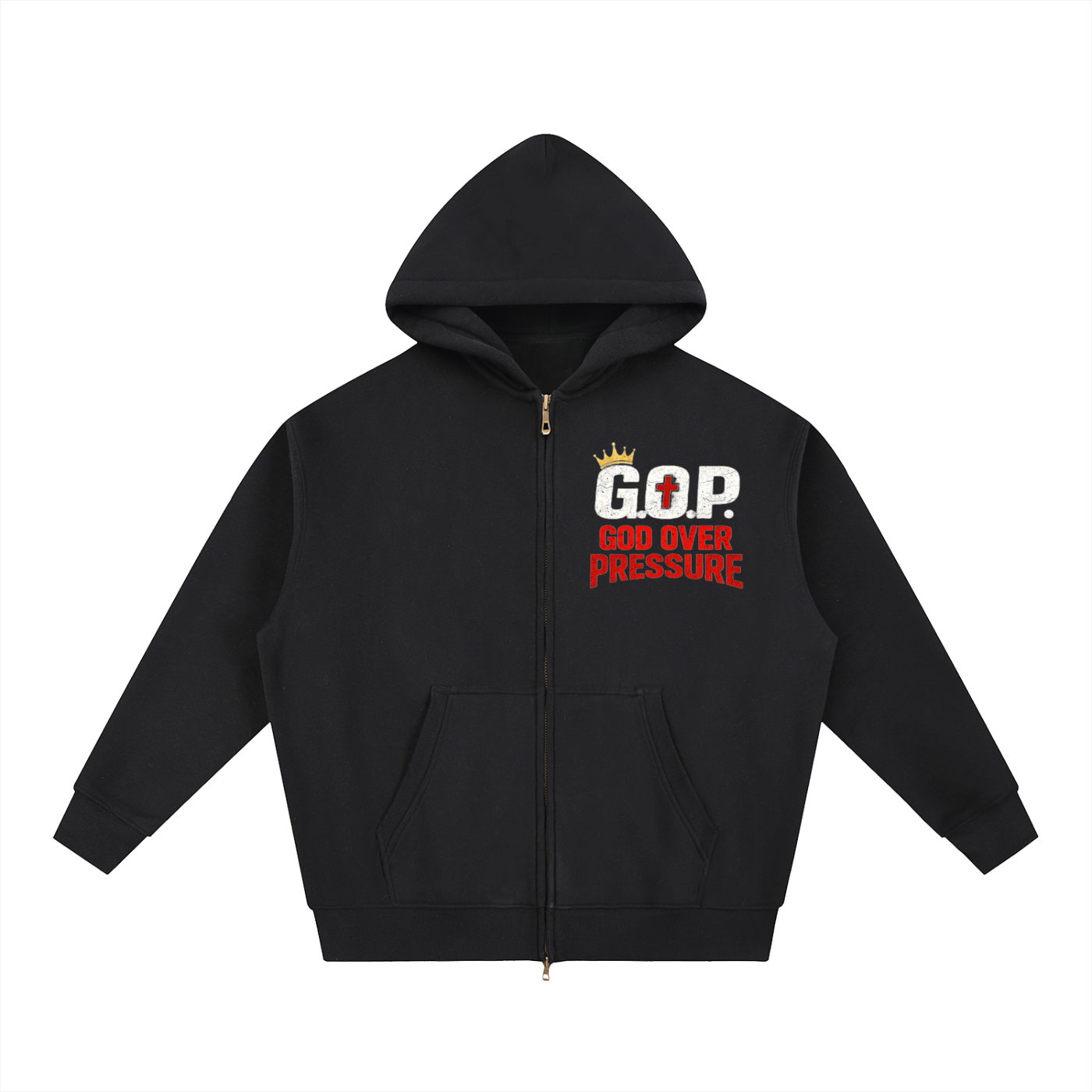 G.O.P. Essential Oversized Fleece Boxy Hoodie