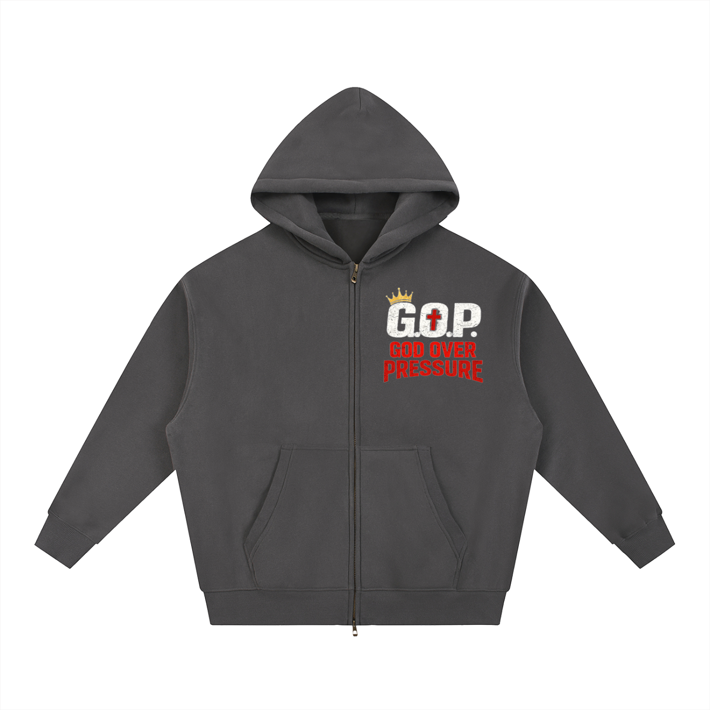 G.O.P. Essential Oversized Fleece Boxy Hoodie