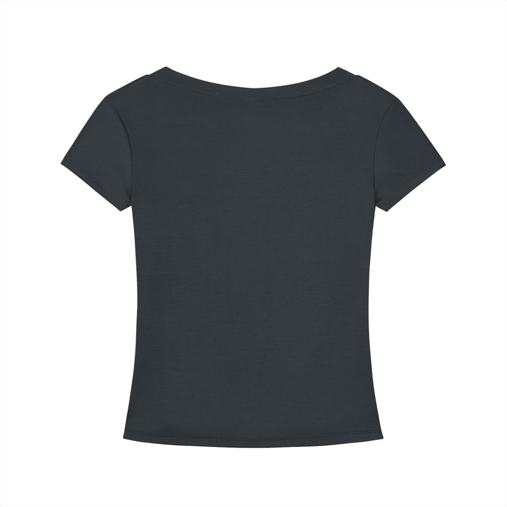 Tencel Slim Fit V-Neck T-Shirt
