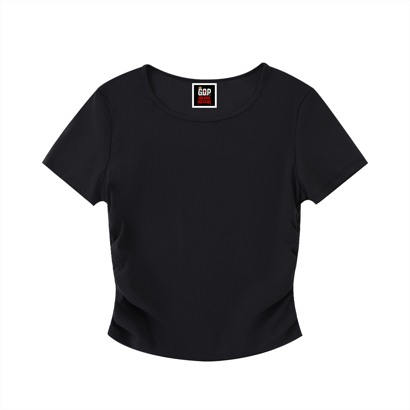 Ruched Bodycon Crop Top