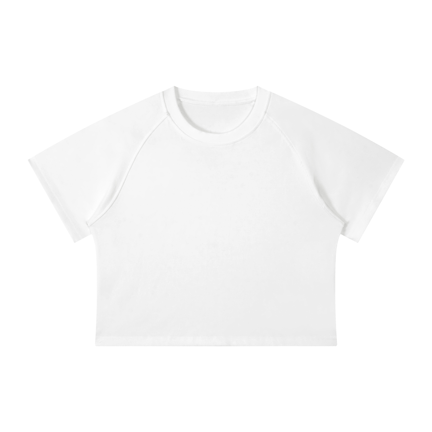 Women's Mineral Wash Raglan Crop T-Shirt