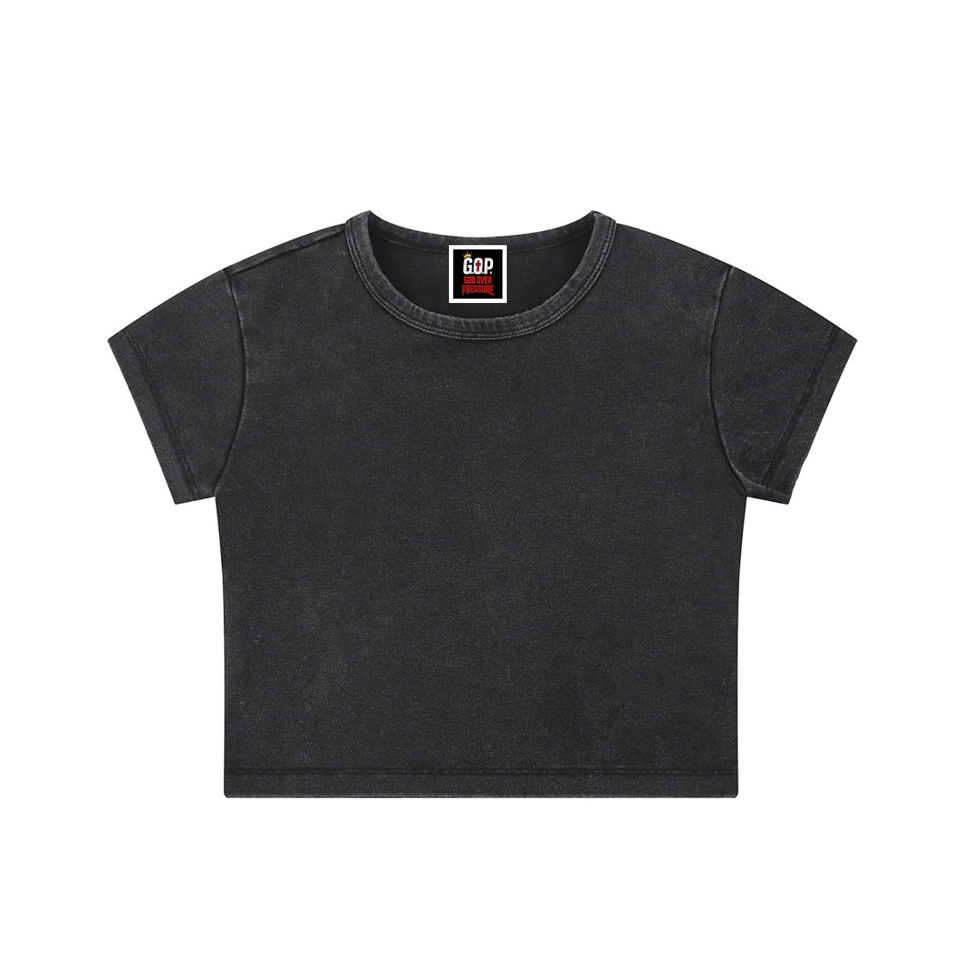 Snow Washed Crop Top