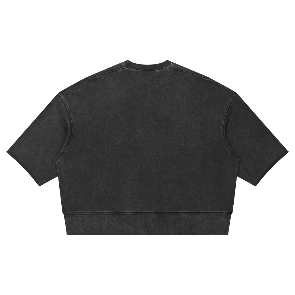 Mineral Wash Boxy Raw Edge T-Shirt