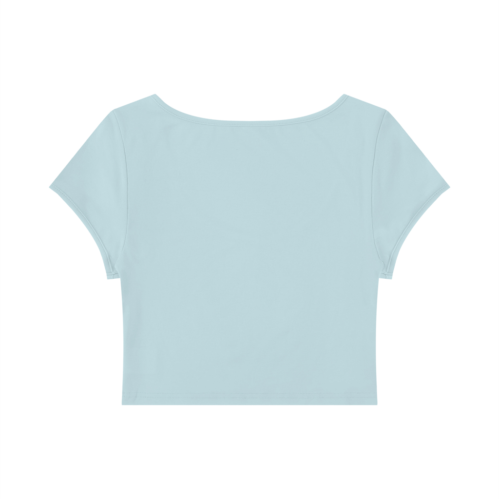 Women's Slim Cap Sleeve Crop T-Shirt