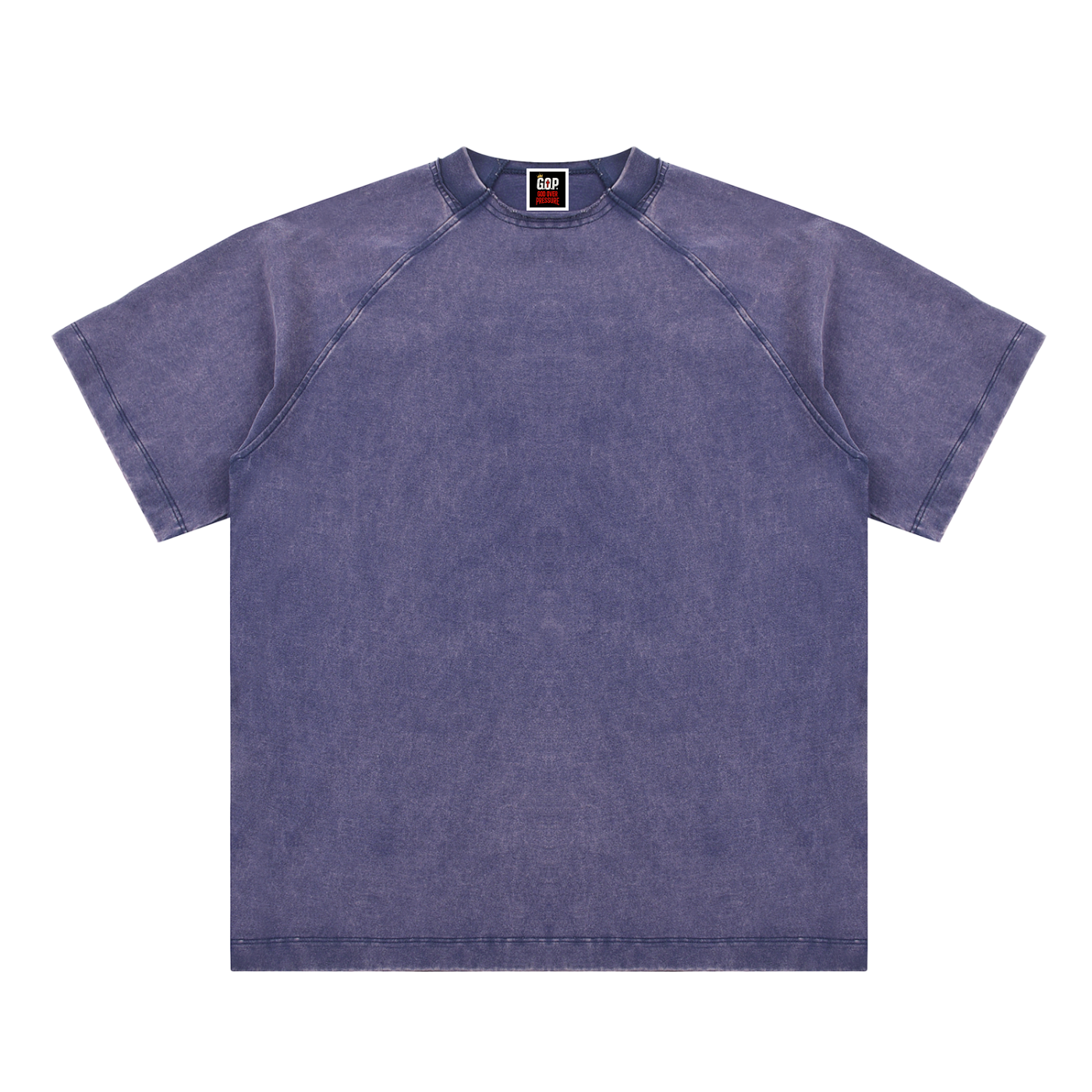 Vintage Washed Raglan Cotton T-Shirt