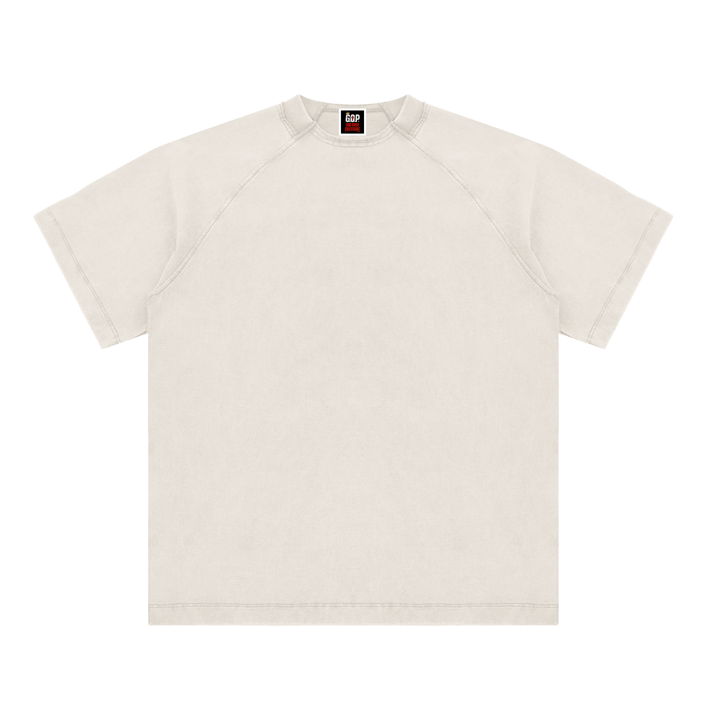 Vintage Washed Raglan Cotton T-Shirt