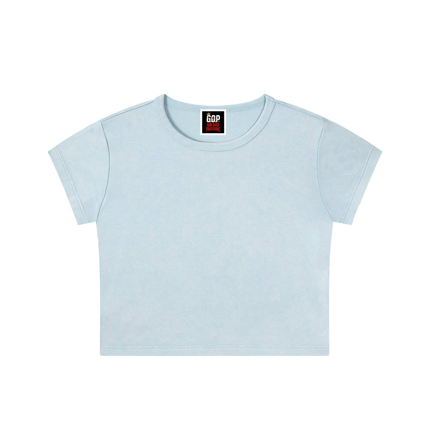 Snow Washed Crop Top
