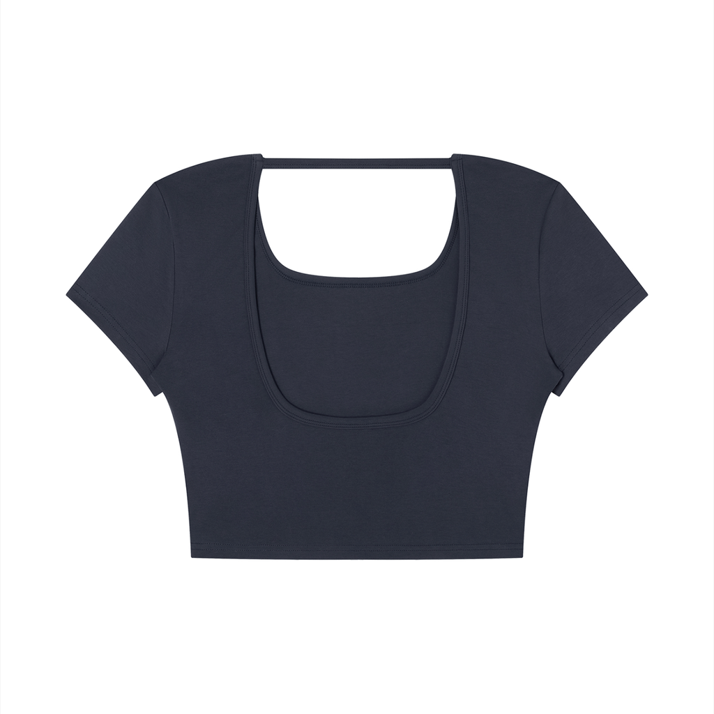 Women's Square Neck Crop T-Shirt