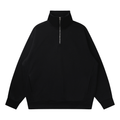 Quarter-Zip Drop Shoulder Sweatshirt