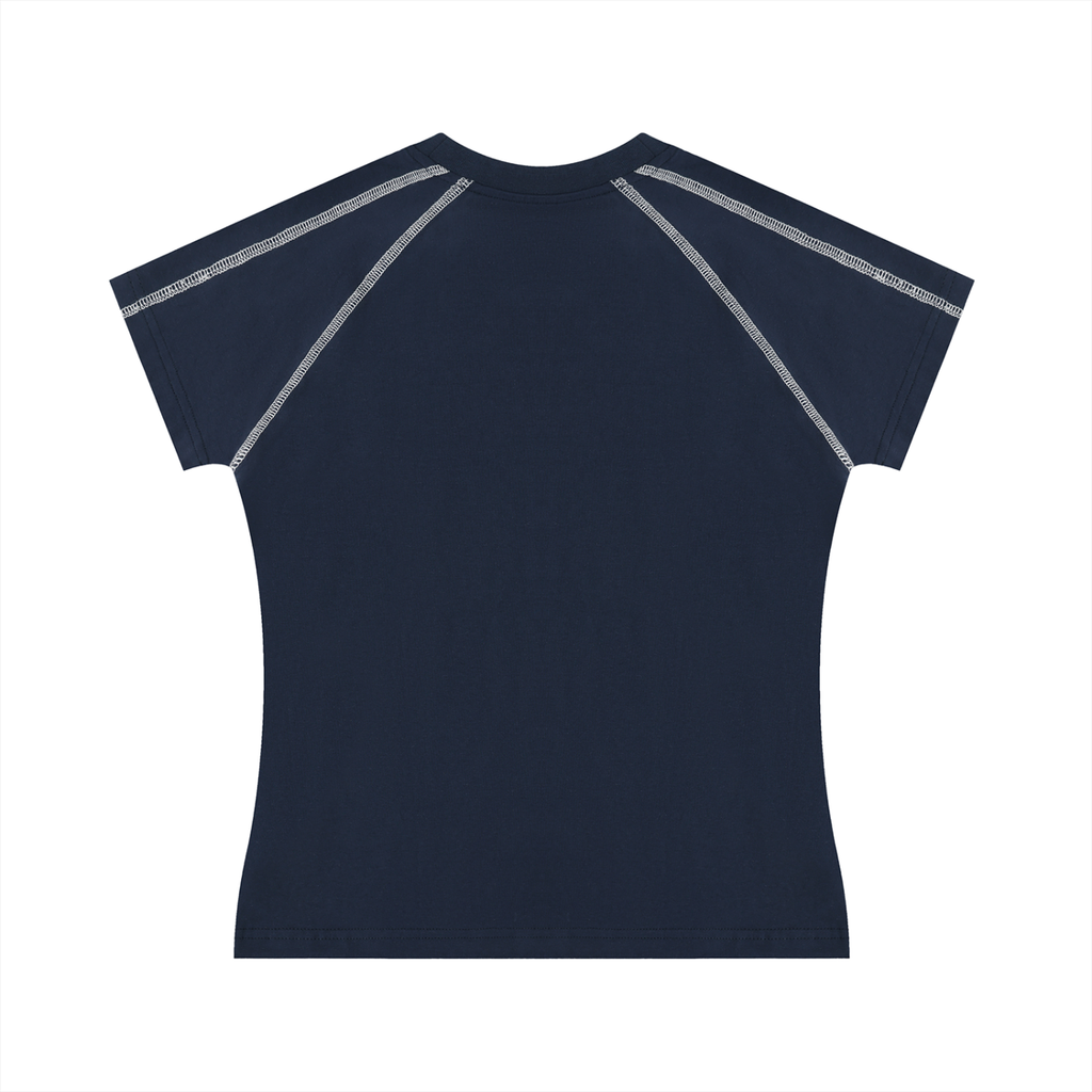 Women's Contrast Stitch Raglan T-Shirt