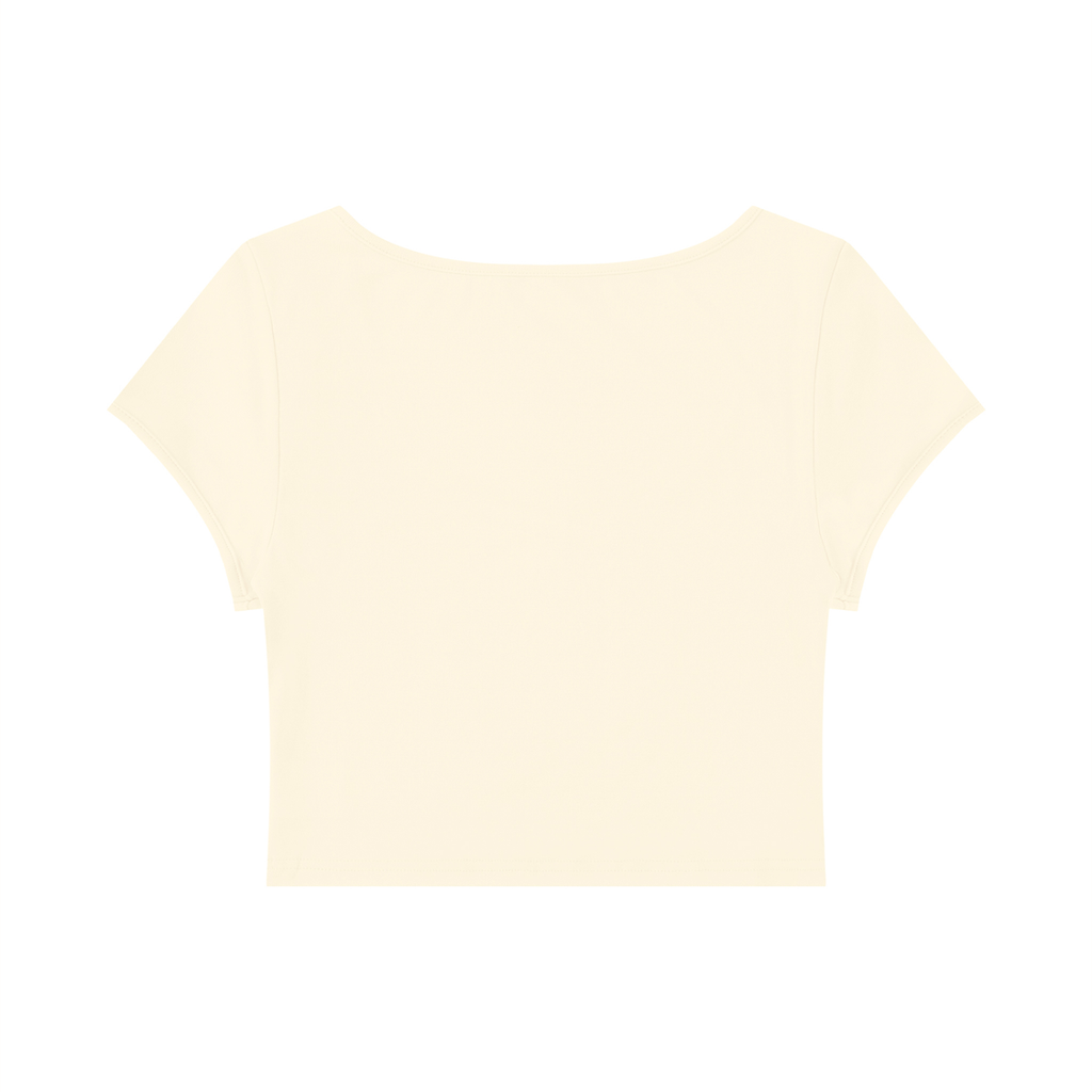 Women's Slim Cap Sleeve Crop T-Shirt