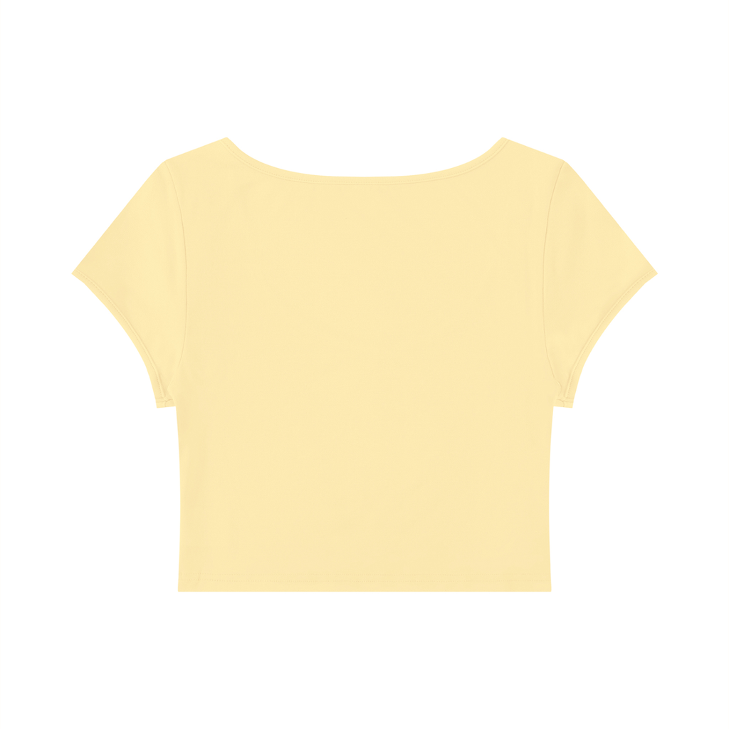 Women's Slim Cap Sleeve Crop T-Shirt