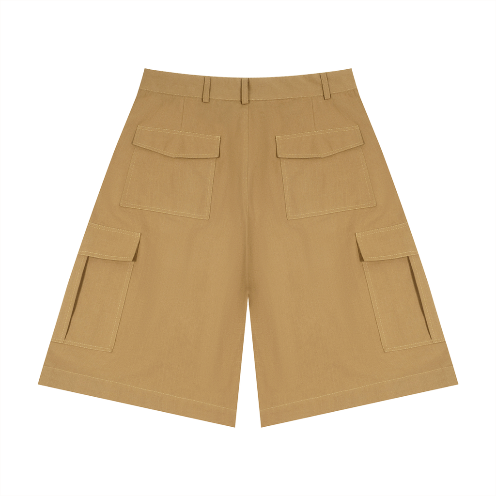 Unisex Woven Cargo Shorts