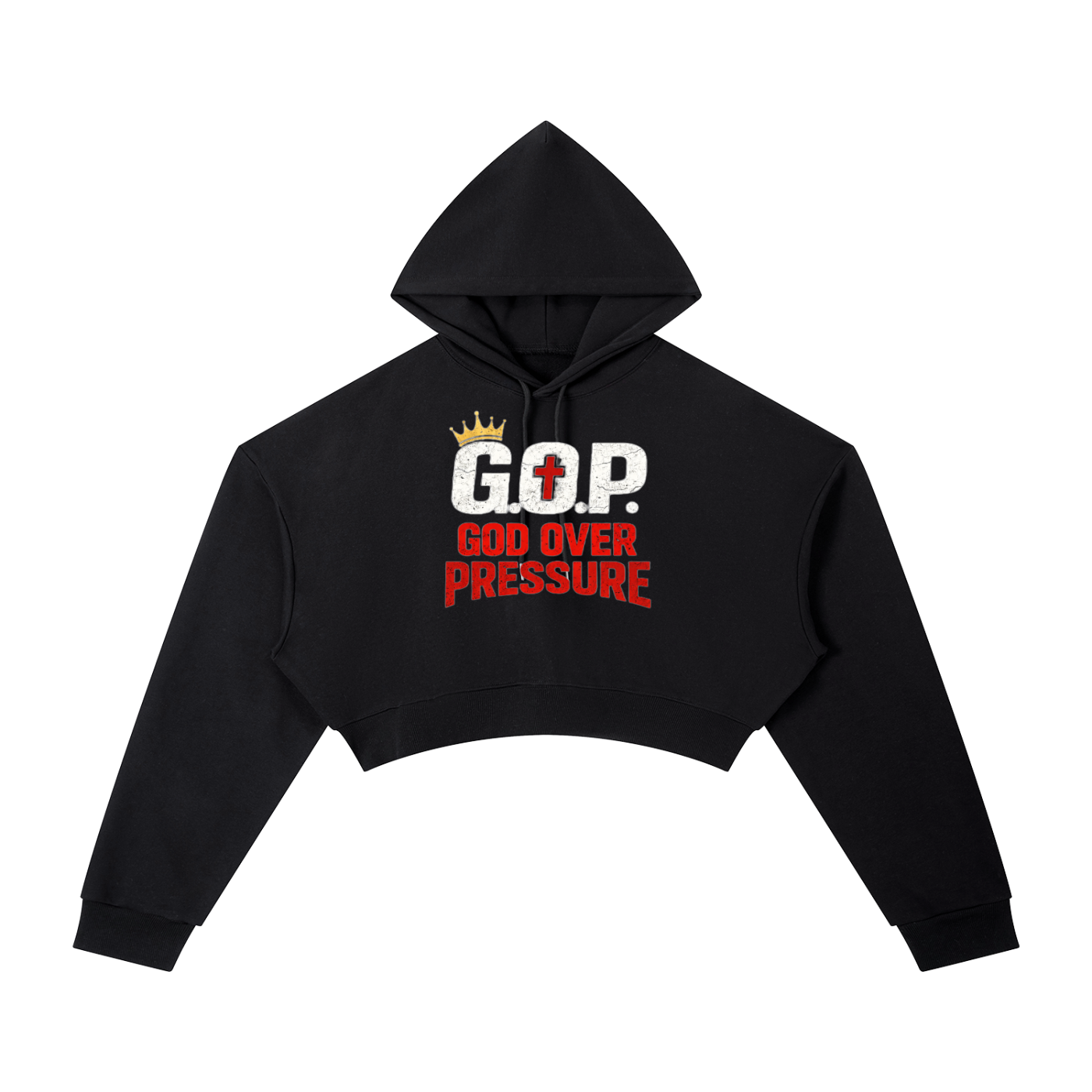 G.O.P. Essential Cropped Hoodie