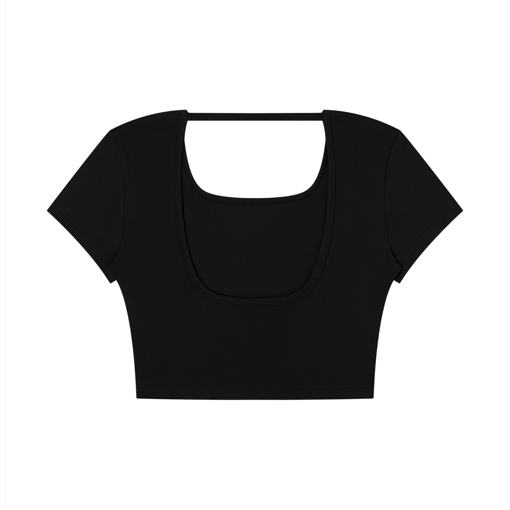 Women's Square Neck Crop T-Shirt