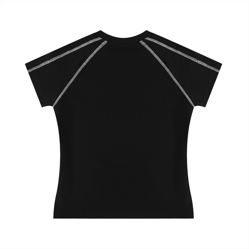 Women's Contrast Stitch Raglan T-Shirt