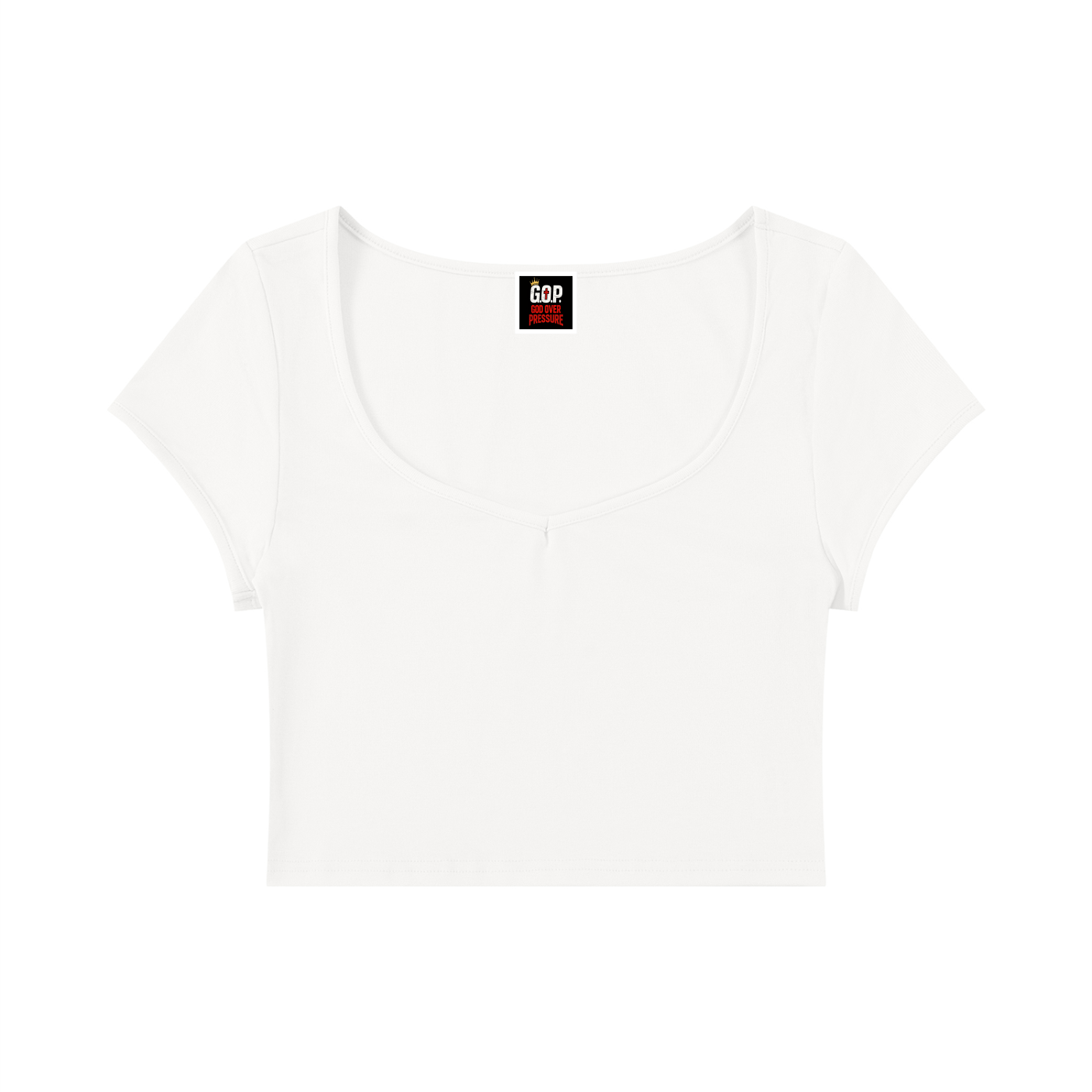 Women's Slim Cap Sleeve Crop T-Shirt