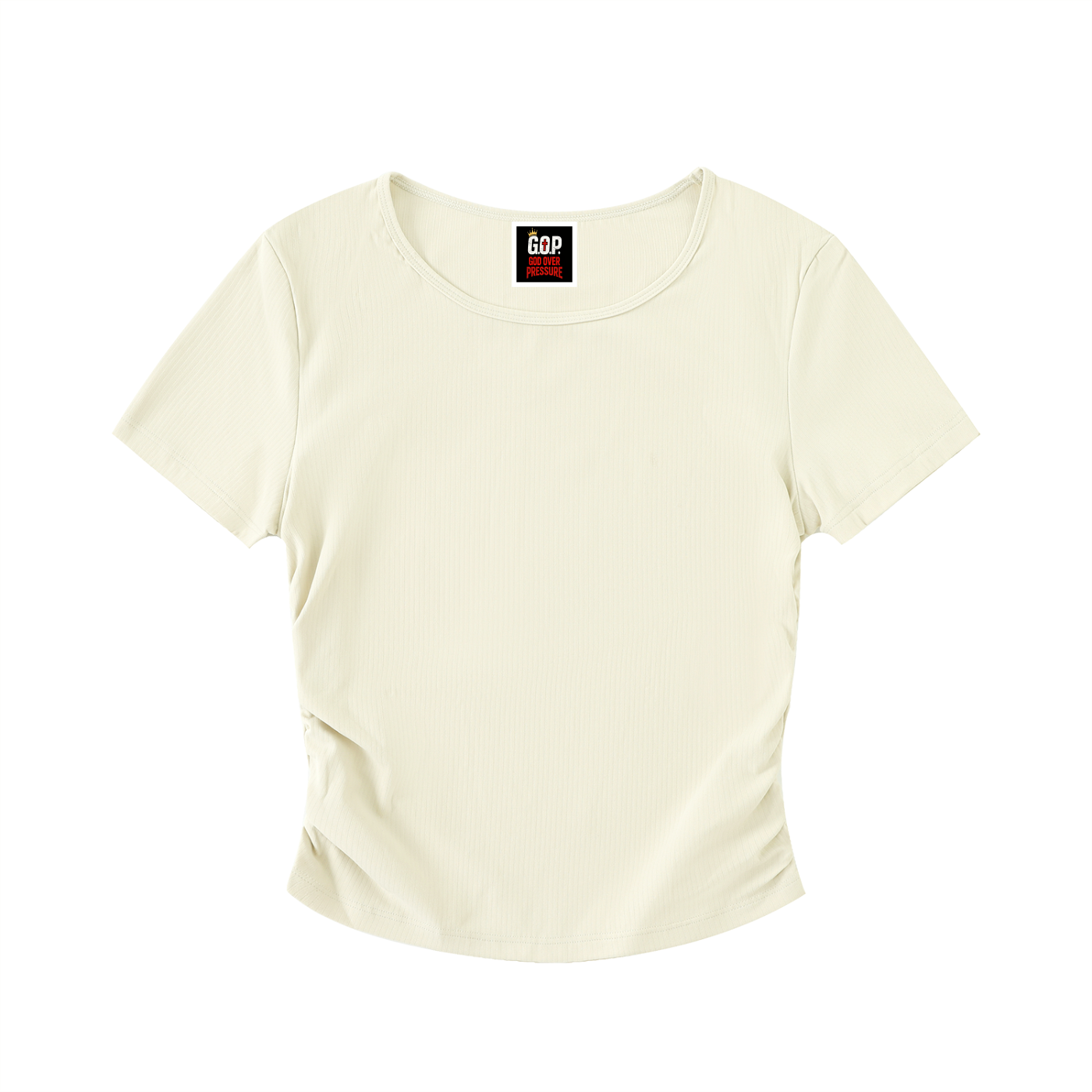 Ruched Bodycon Crop Top