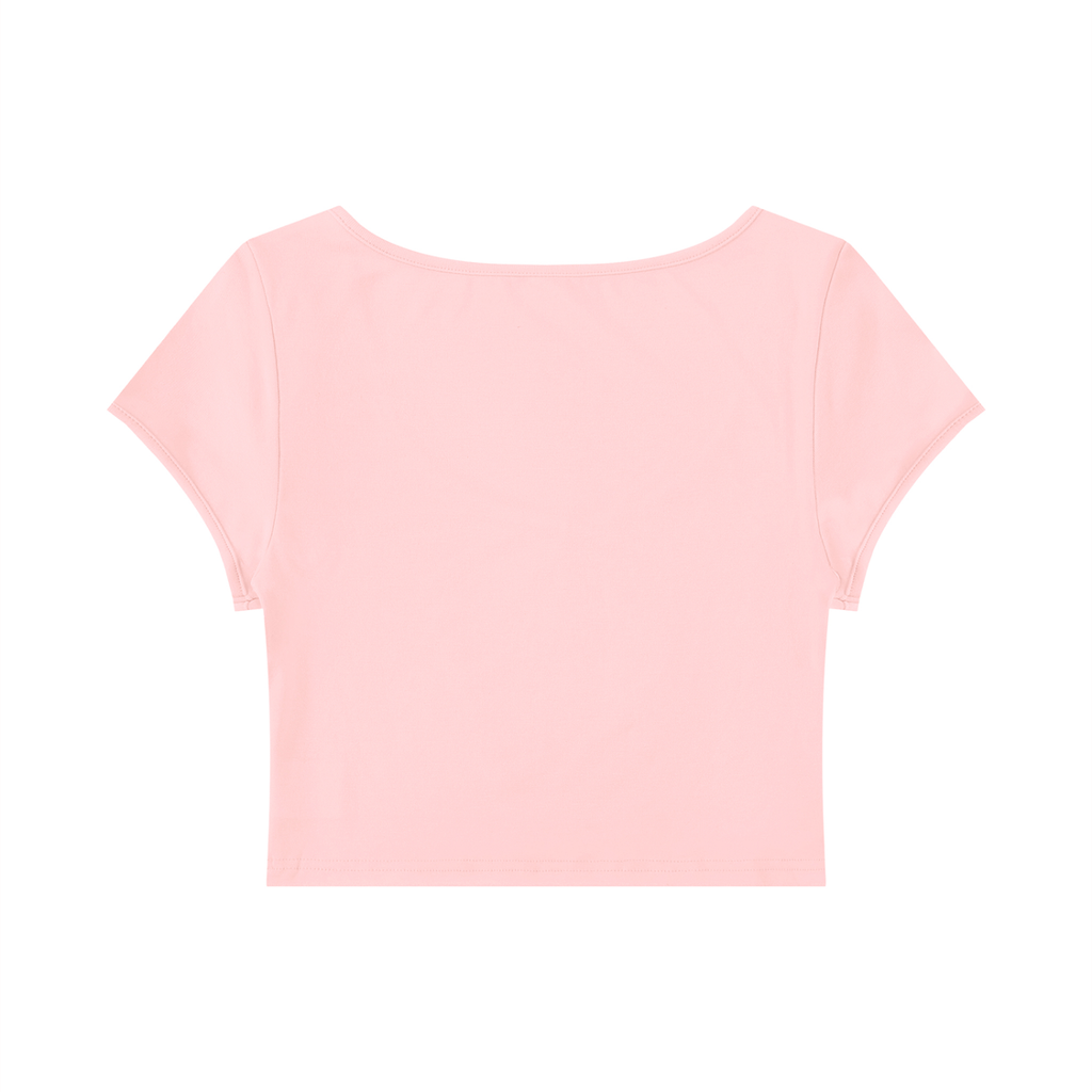 Women's Slim Cap Sleeve Crop T-Shirt