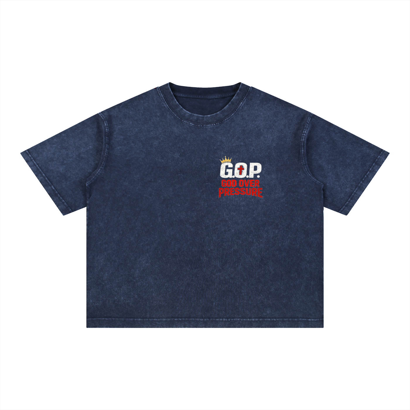G.O.P. Mineral Wash Boxy Cotton T-Shirt