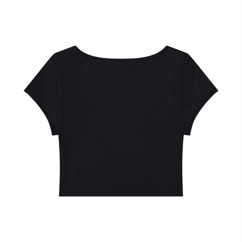 Women's Slim Cap Sleeve Crop T-Shirt