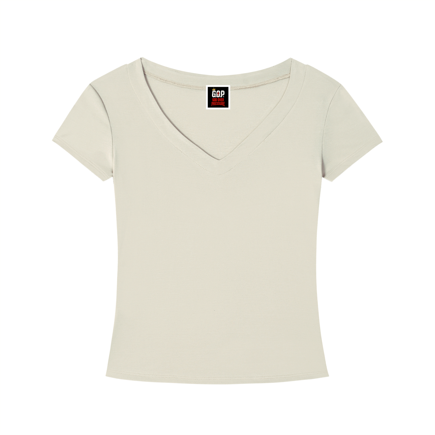 Tencel Slim Fit V-Neck T-Shirt