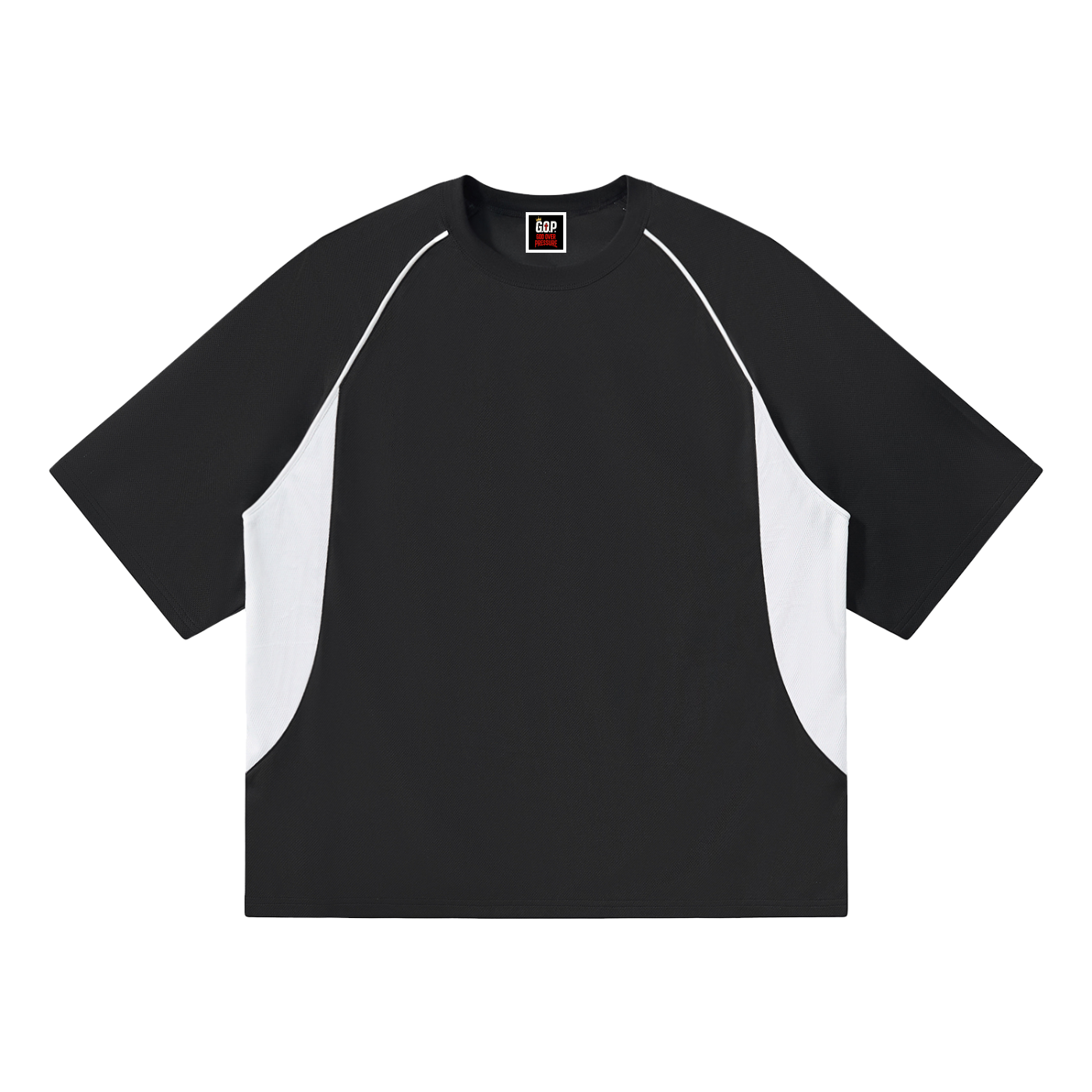 G.O.P. Contrast Piping Panel Raglan T-Shirt