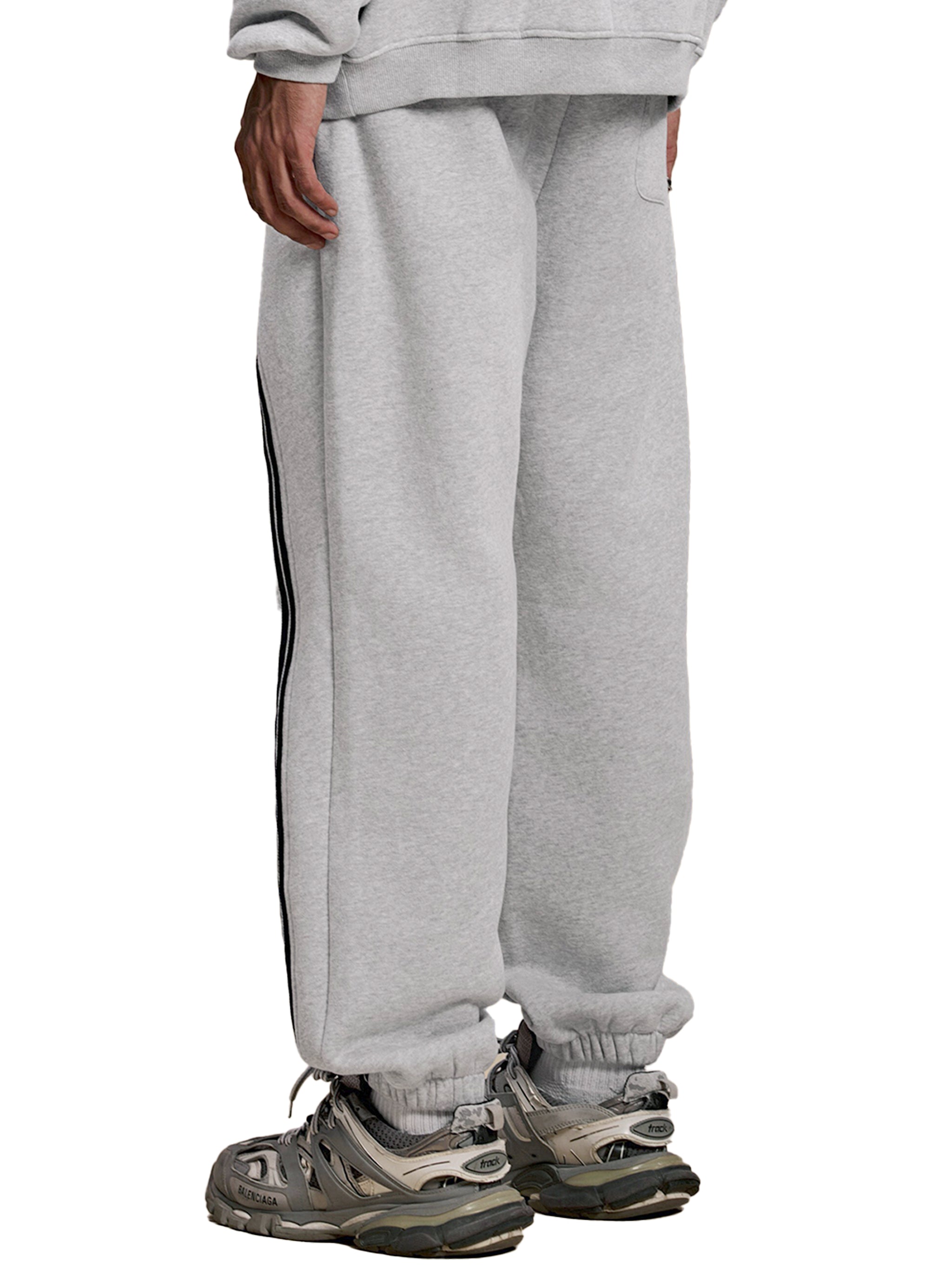 Sun Fade Contrast Tape Fleece Jogged Sweatpants