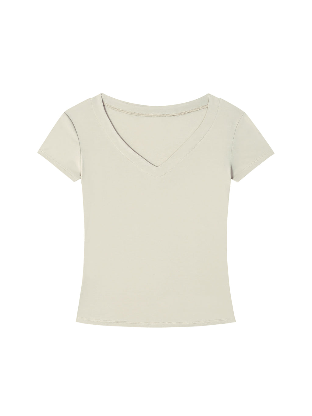 Tencel Slim Fit V-Neck T-Shirt