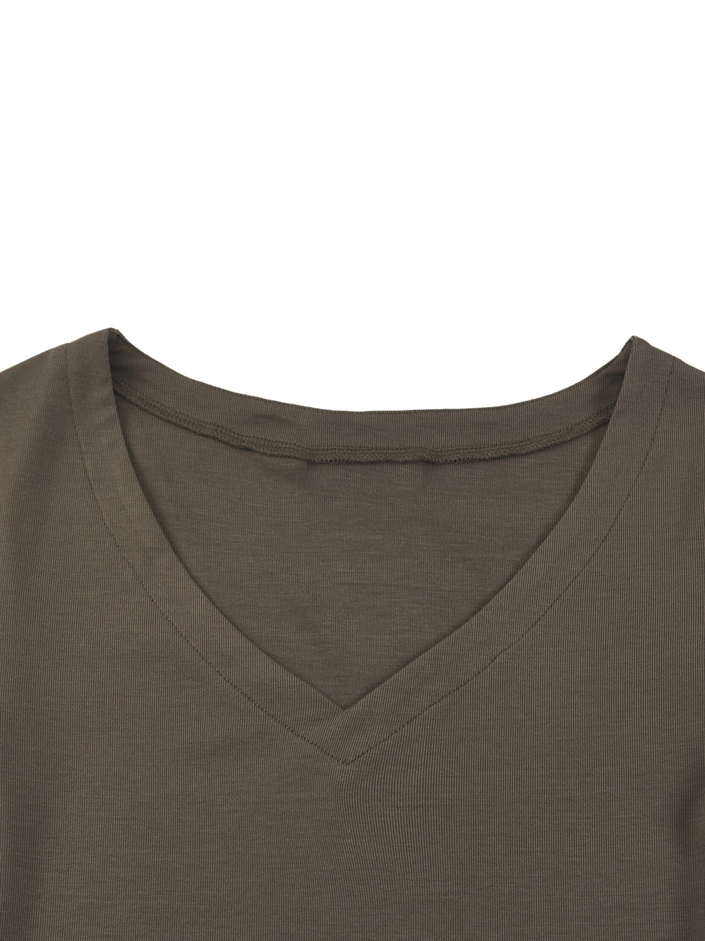 Tencel Slim Fit V-Neck T-Shirt