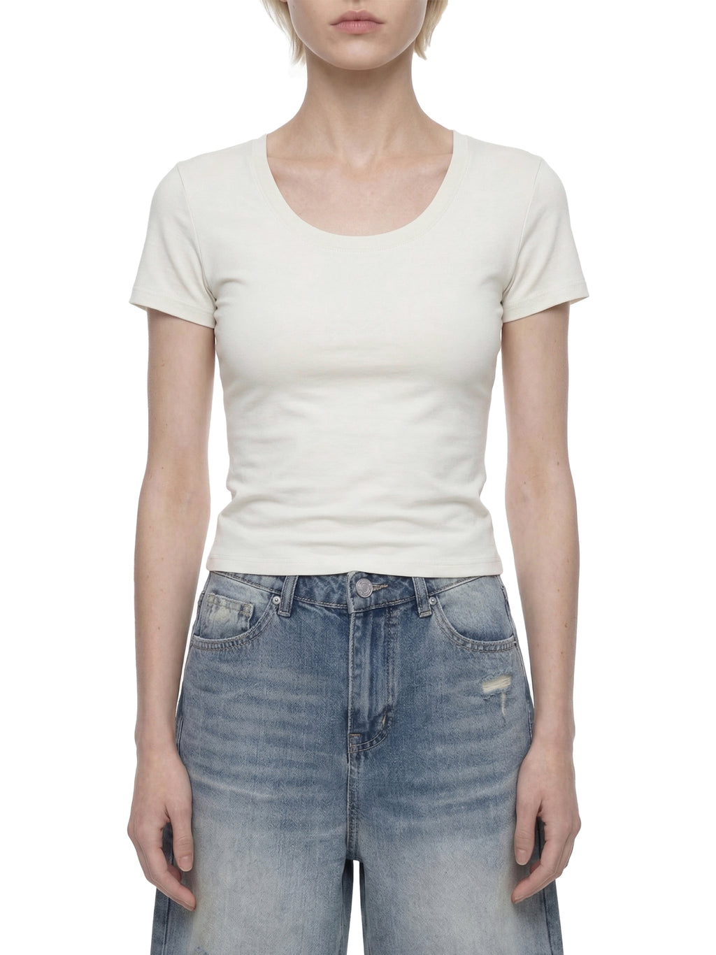 Women's Longline Slim-Fit T-Shirt