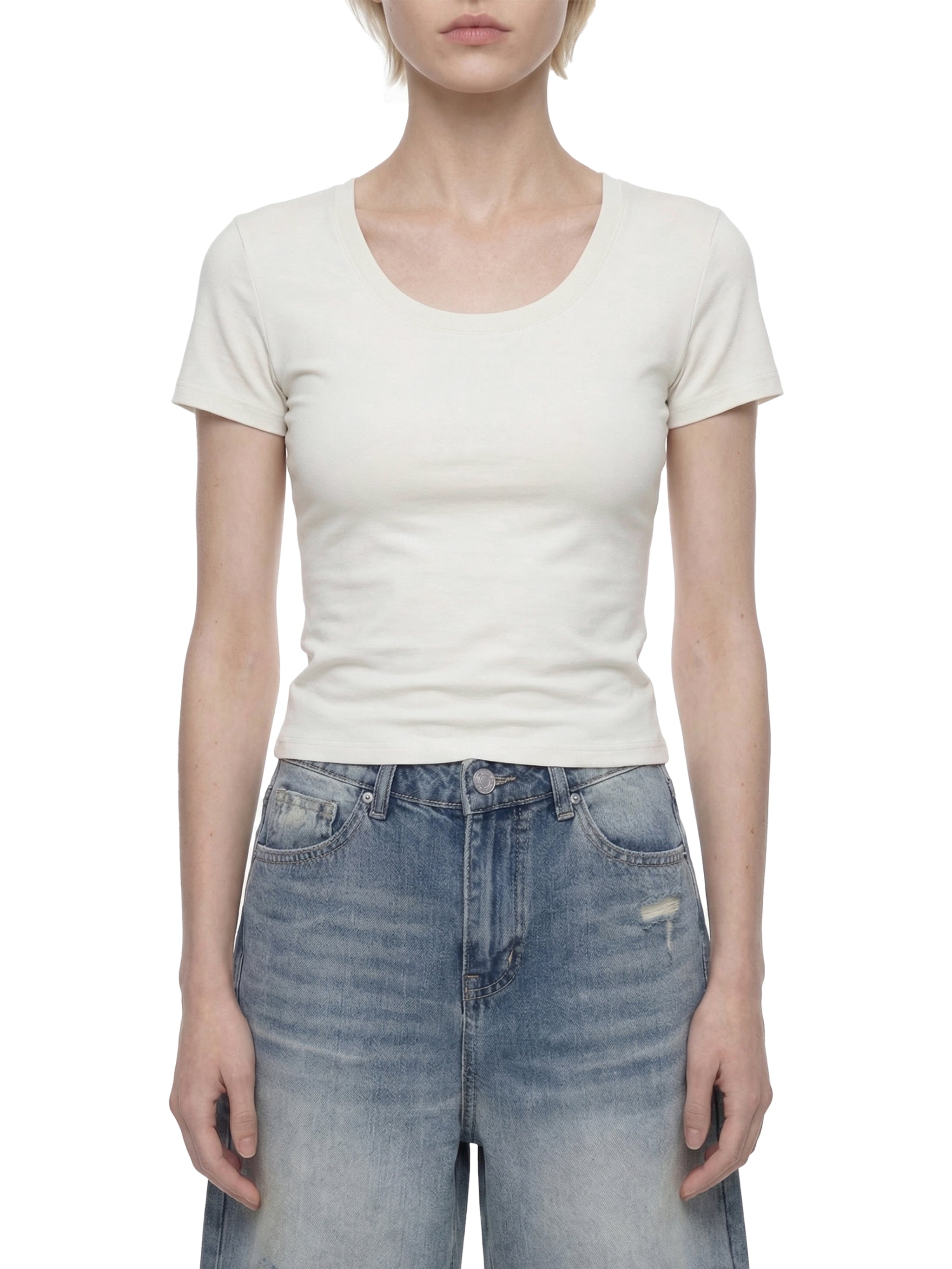 Women's Longline Slim-Fit T-Shirt