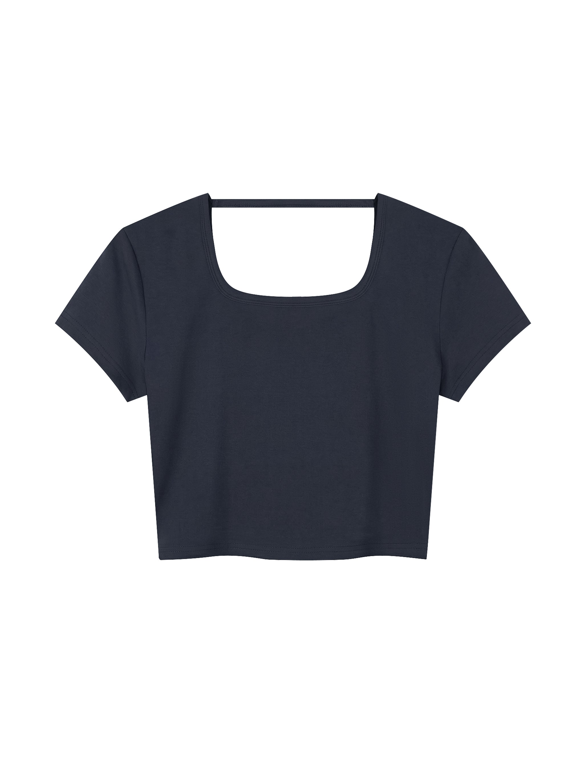 Women's Square Neck Crop T-Shirt