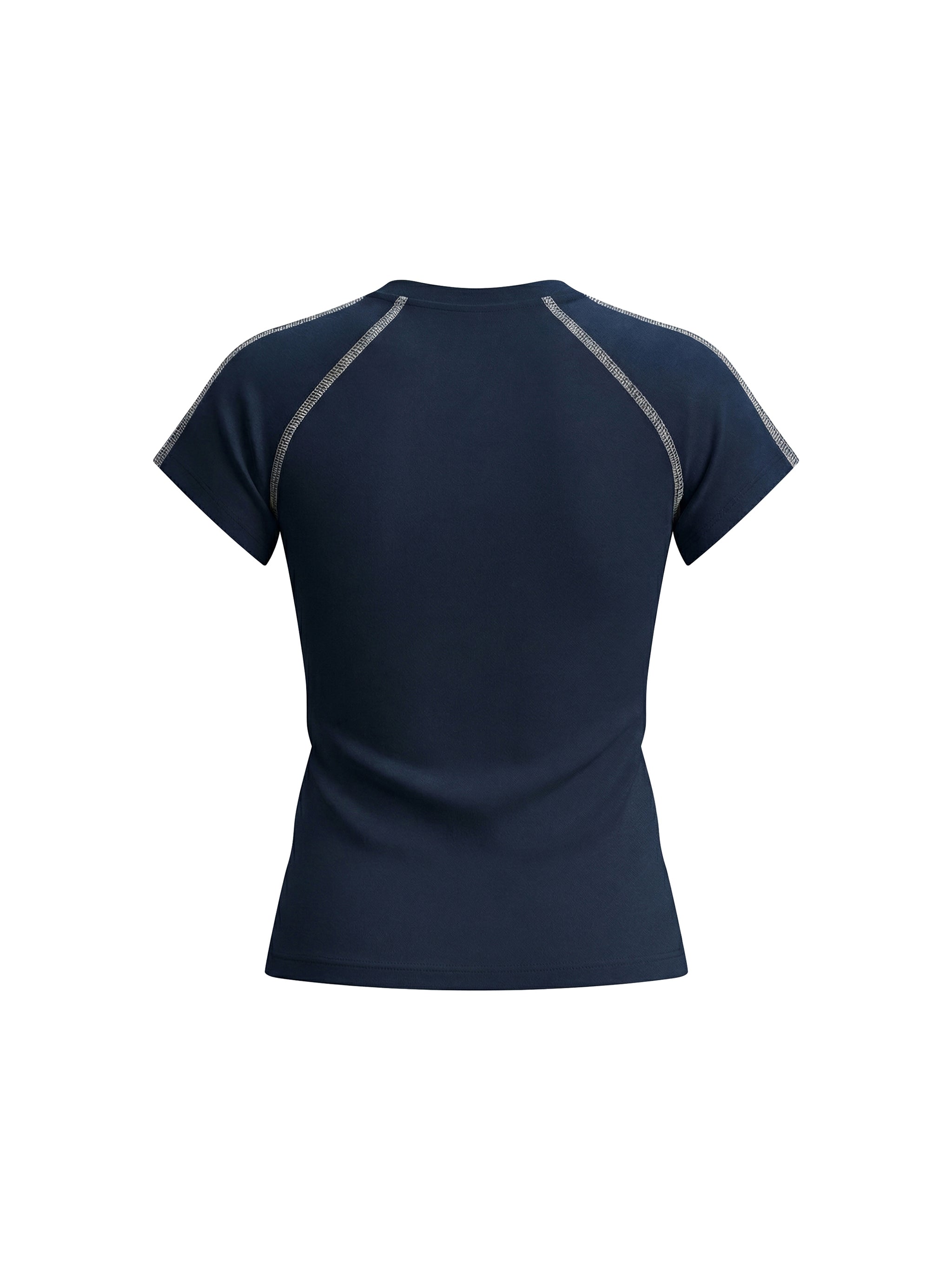 Women's Contrast Stitch Raglan T-Shirt