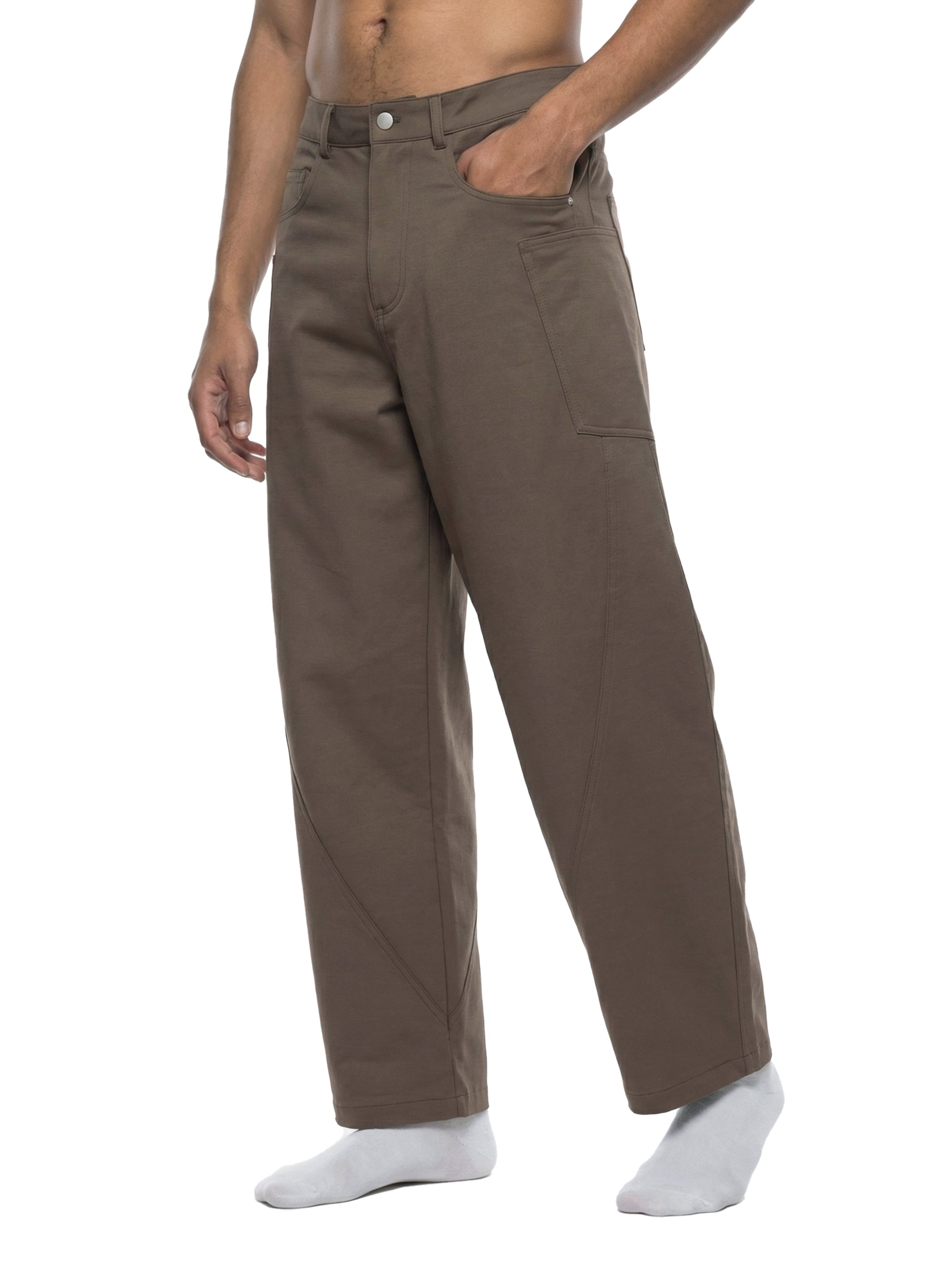 Men's Barrel Leg Pants