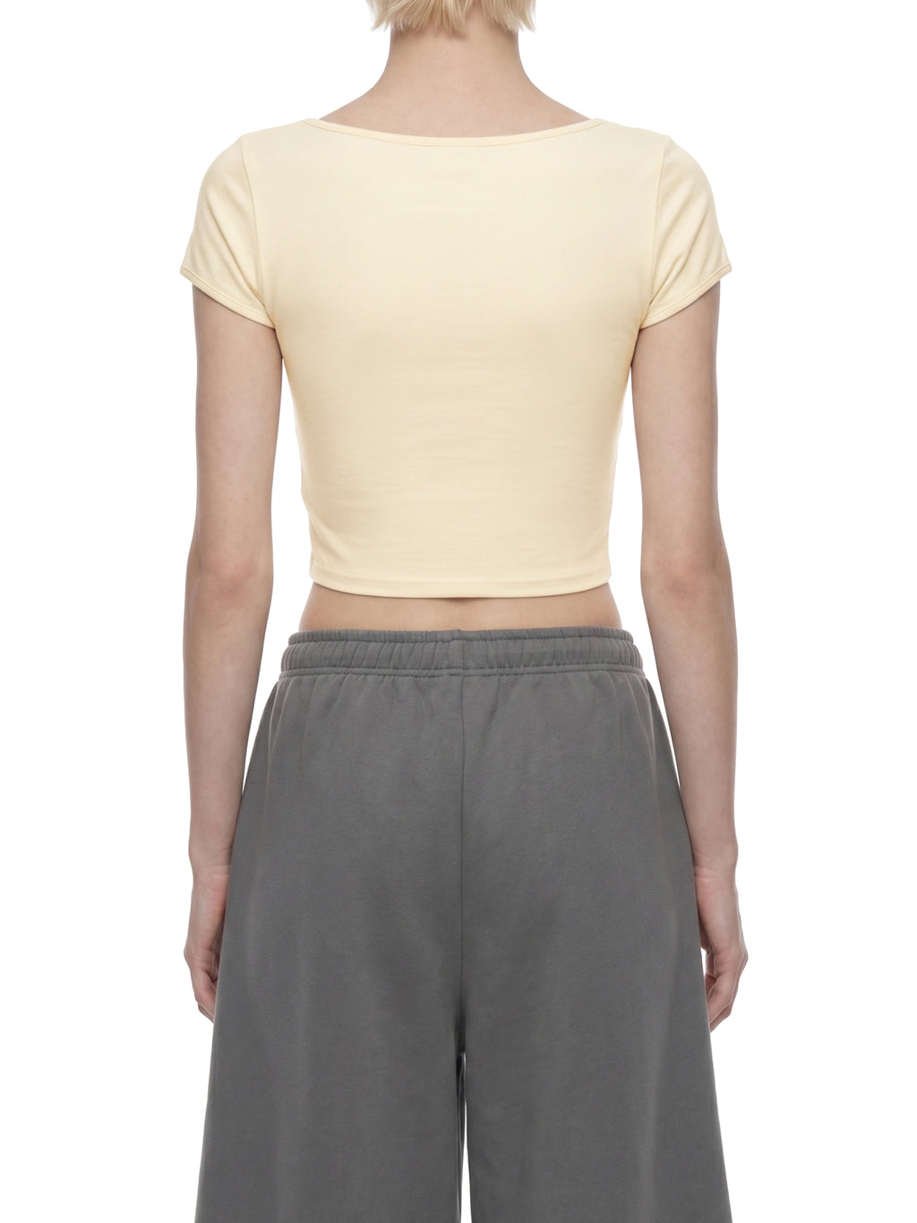 Women's Slim Cap Sleeve Crop T-Shirt