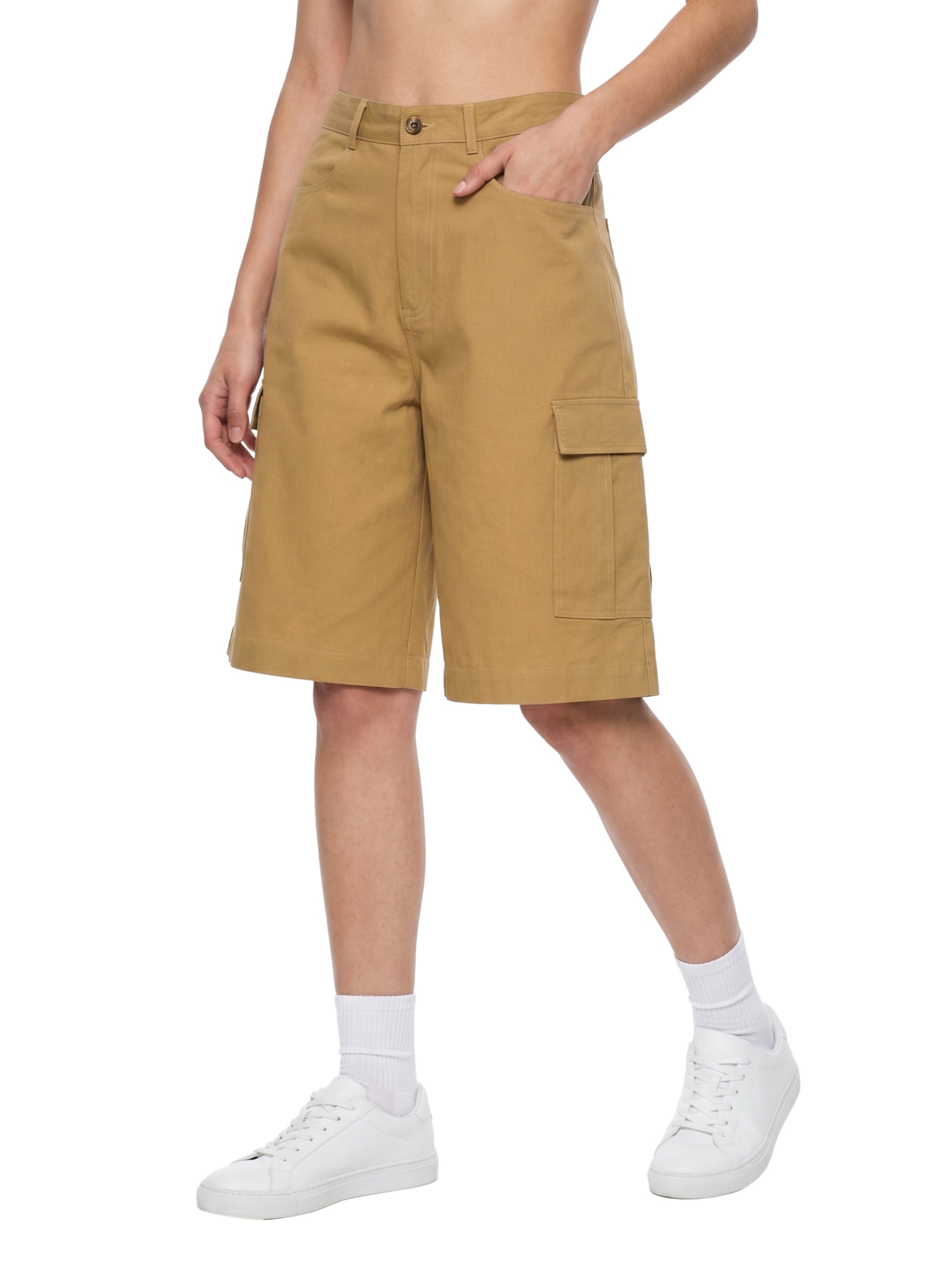 Unisex Woven Cargo Shorts